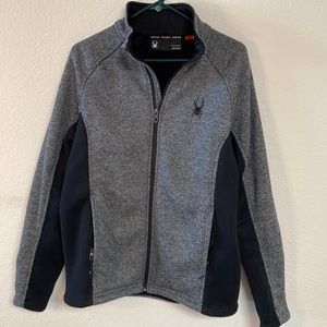SPYDER zip front fleece lined jacket